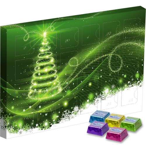 Chocolate confect, ca. 264g, advent calendar midi