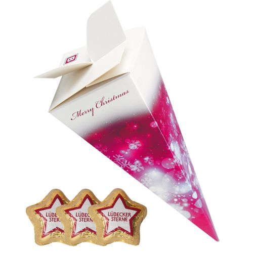 Luebecker marzipan stars, ca. 72g, present pyramid