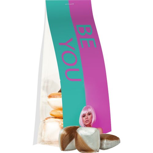 Mint edges candy, ca. 40g, express pouch with promotional flyer