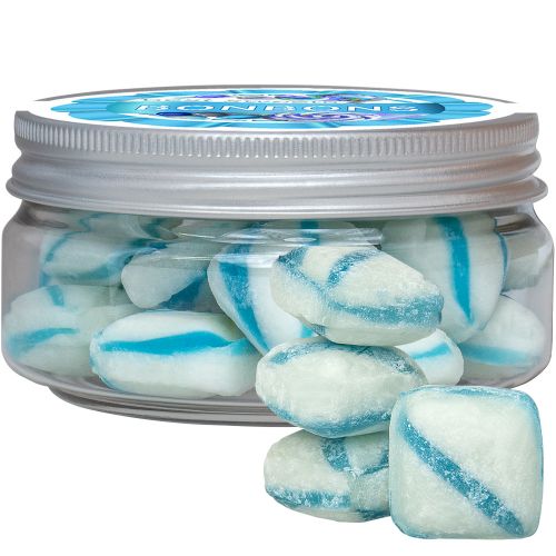 Fresh breeze candy, ca. 70g, mini sweet jar with label