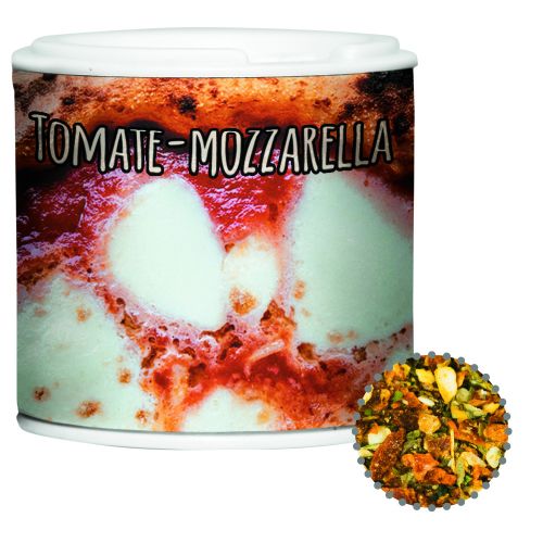 Tomato mozzarella spice, ca. 15g, cardboard spice shaker with label