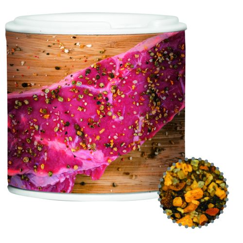 Steak pepper, ca. 30g, cardboard spice shaker with label