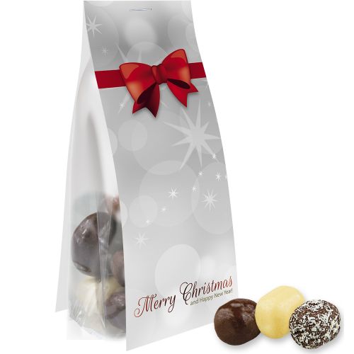 chocolate coconut cubes mix, ca. 40g, express pouch with promotional flyer