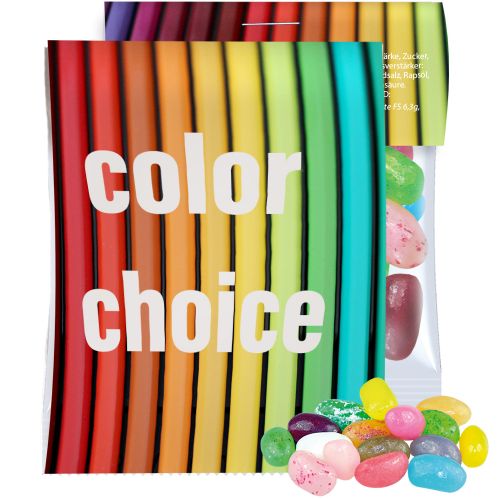 Jelly Beans sweet mix, ca. 15g, express midi bag with promotional flyer
