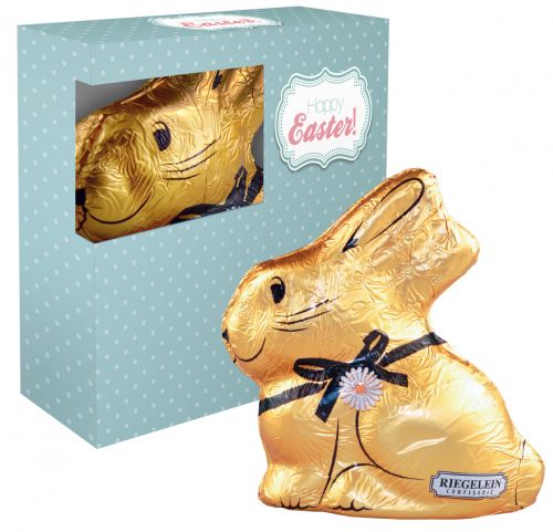 chocolate easter bunny, ca. 60g, folding box