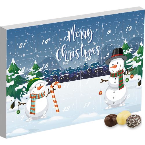 chocolate coconut cubes mix, ca. 80g, advent calendar mini