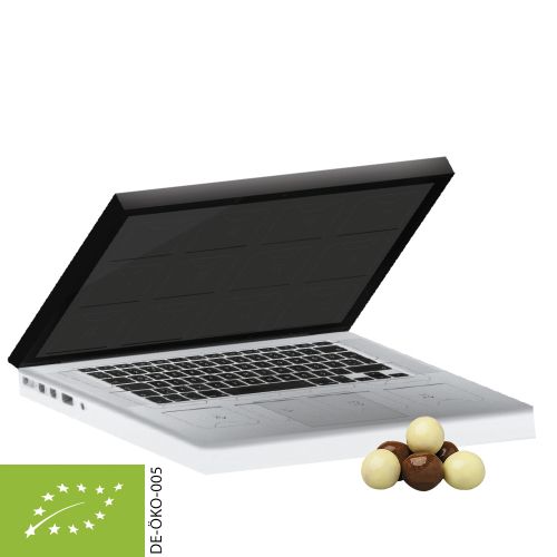 Organic choco crispy balls, ca. 50g, advent calendar mini foldable