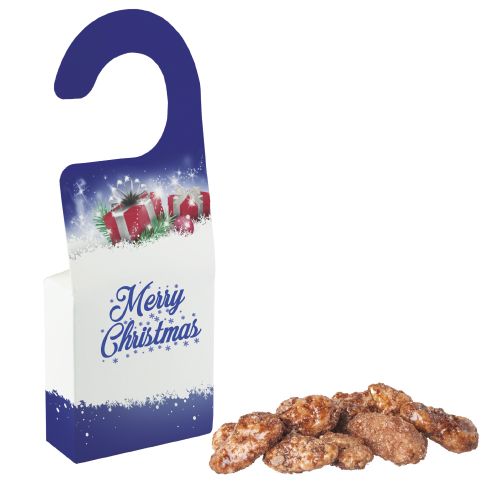 Burnt almonds, ca. 15g, door hanger folded box