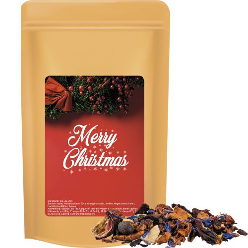 Christkindl tea, ca. 50g, midi stand up pouch with label