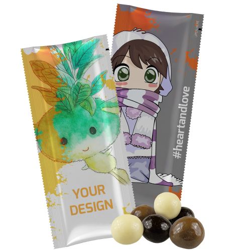 Choco crispy balls, ca. 20g, snack stick