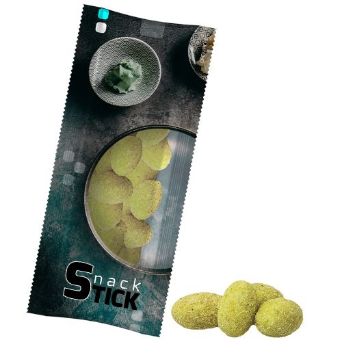 Wasabi peanuts, ca. 20g, snack stick