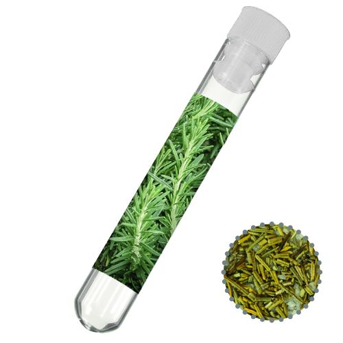 Rosemary salt, ca. 8g, test tube with label