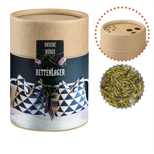 Rosemary salt, ca. 90g, biodegradable eco cardboard shaker with label