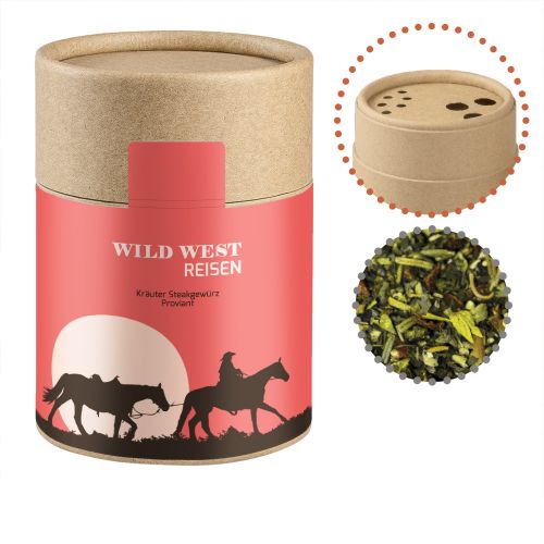 Herb steak spice, ca. 45g, biodegradable eco cardboard shaker with label