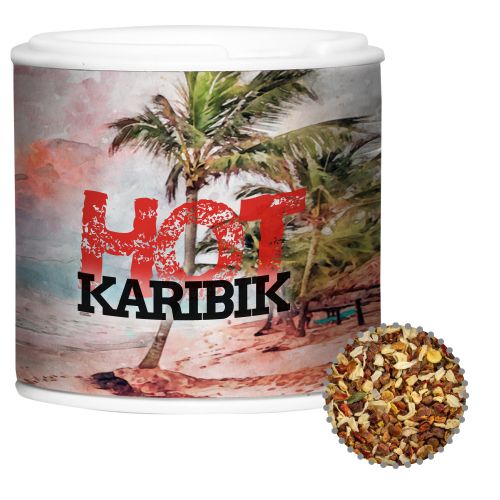 HOT caribbean mix, ca. 20g, cardboard spice shaker with label