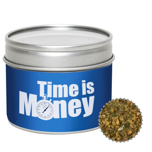 Scrambled egg spice, ca. 60g, metal tin with window with label