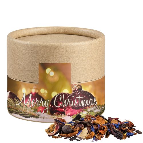 Christkindl tea, ca. 25g, biodegradable eco cardboard can mini with label