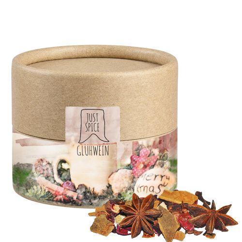 Mulled wine spice, ca. 20g, biodegradable eco cardboard can mini with label