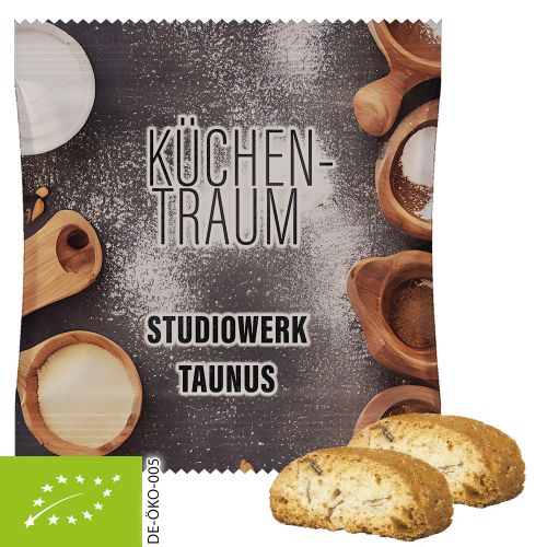 Organic cantuccini, ca. 25g, maxi bag