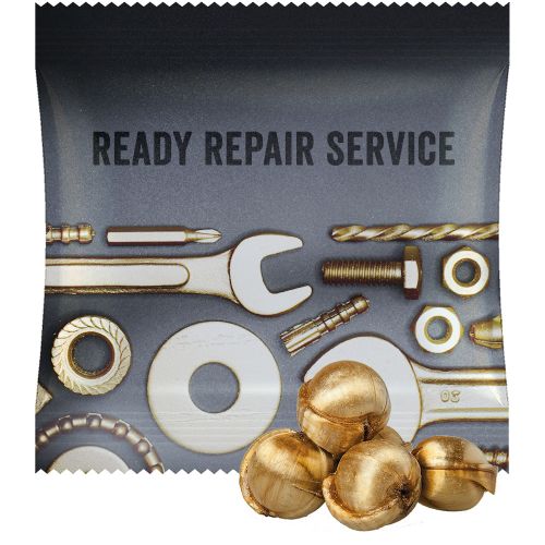 Golden nuts candy, ca. 17g, midi bag